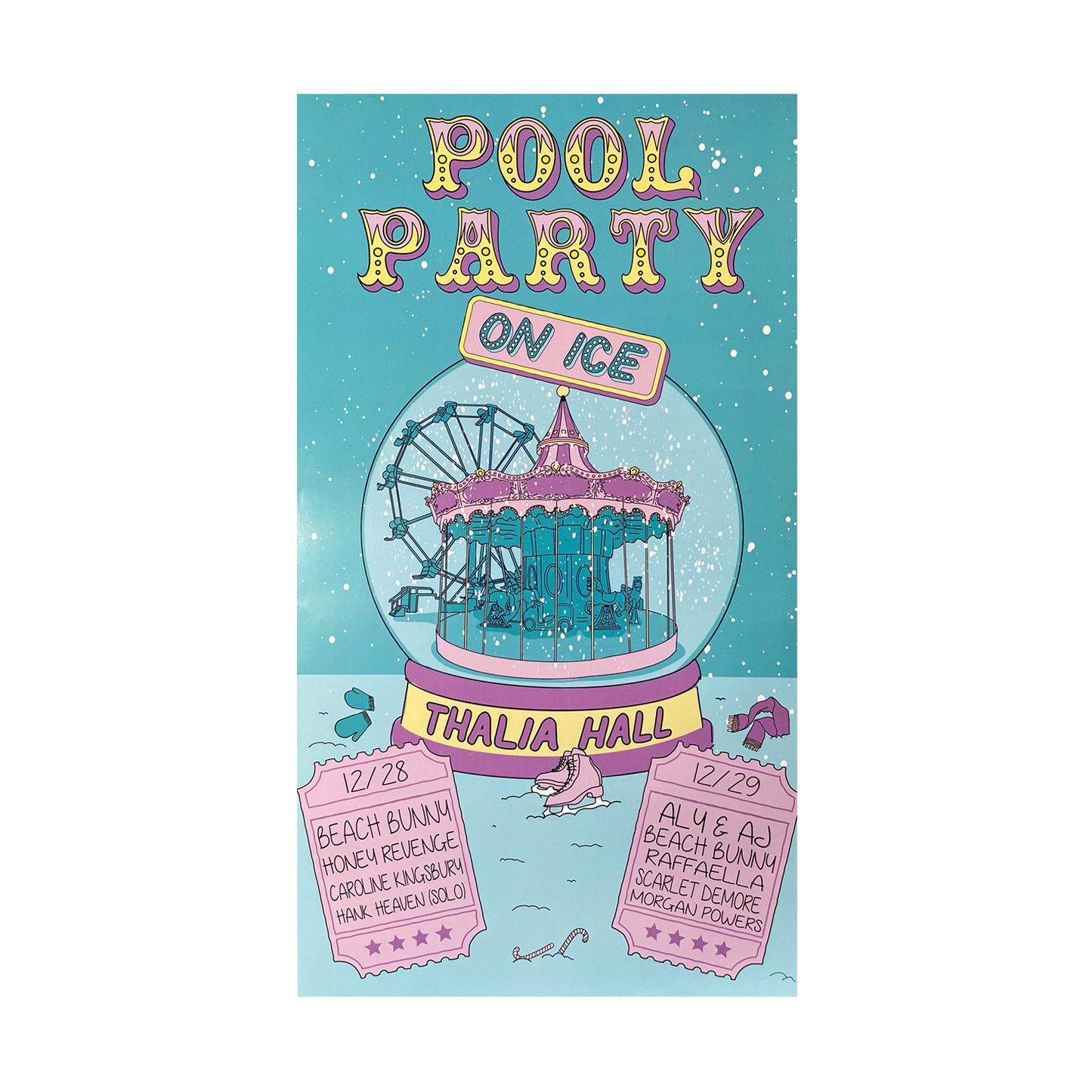 Pool Party on Ice Poster