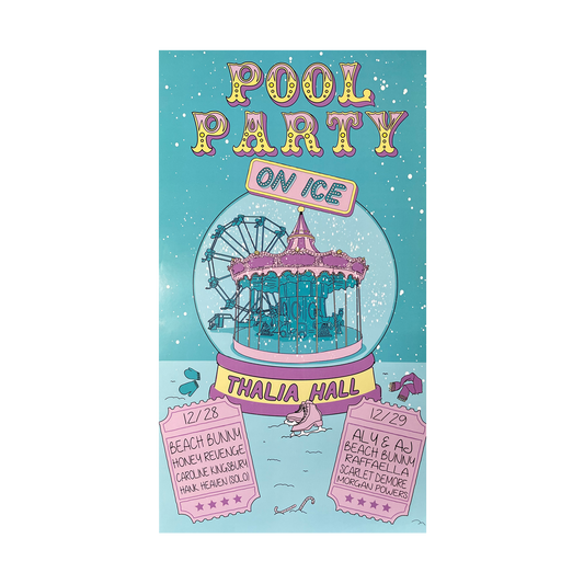 Pool Party on Ice Poster
