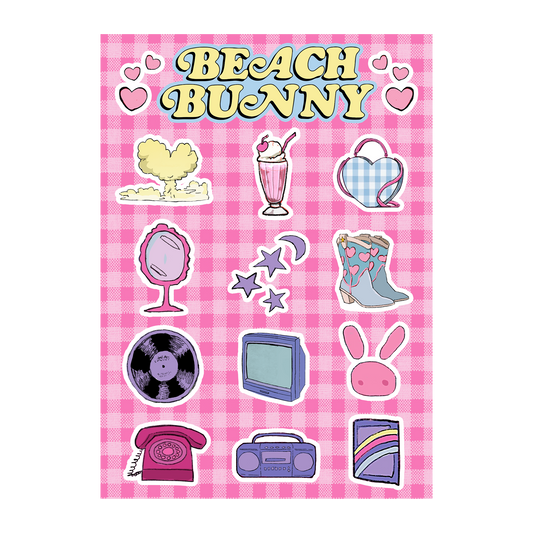 Beach Bunny Sticker Sheet