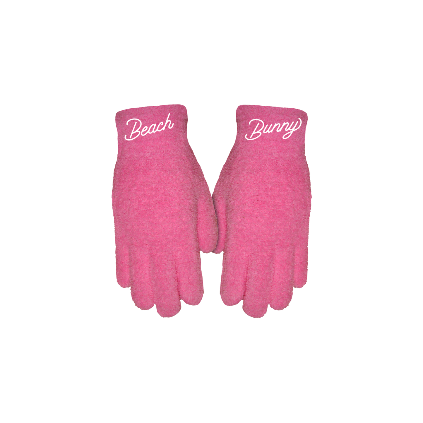 Script Gloves - Pink