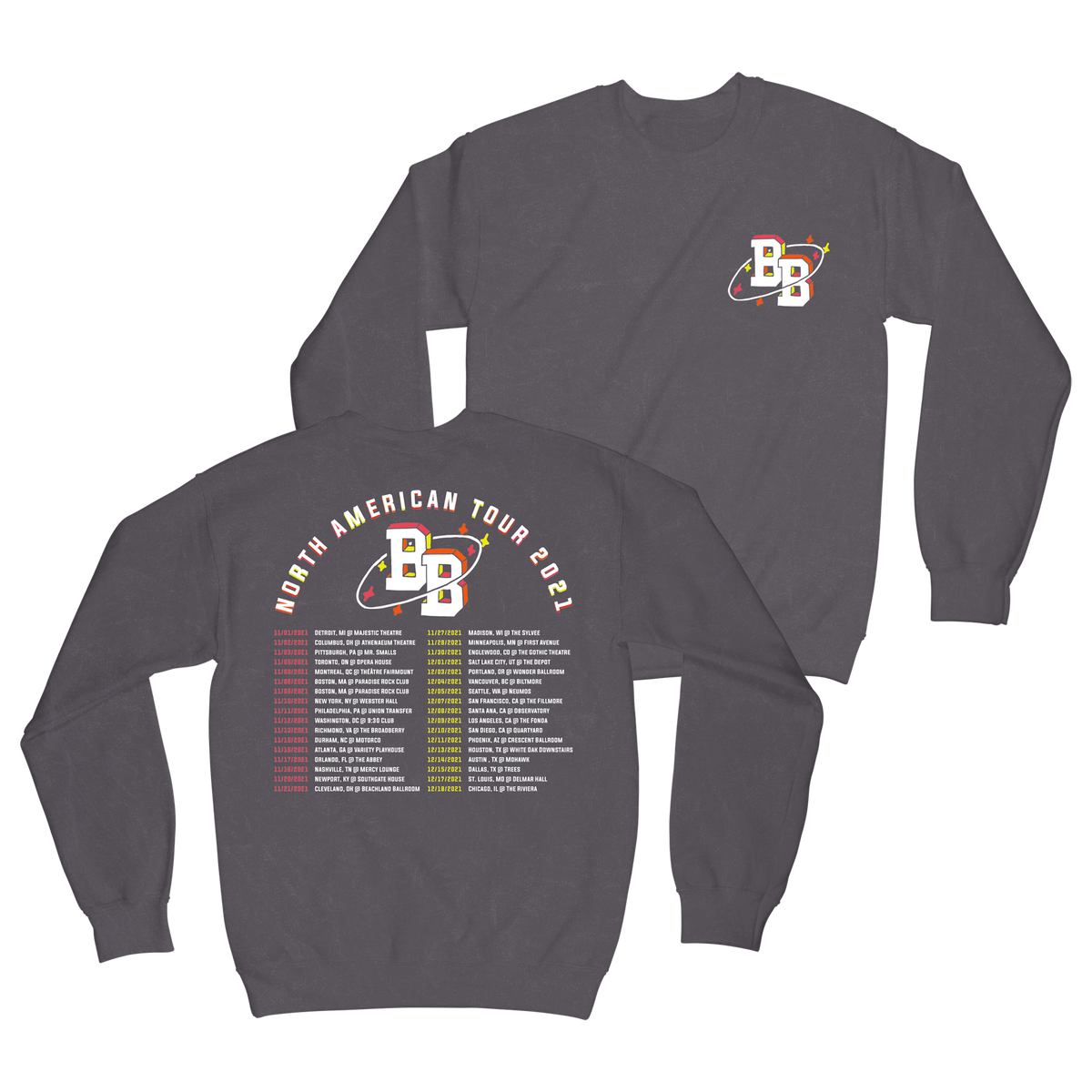 2021 Tour Crewneck – Beach Bunny