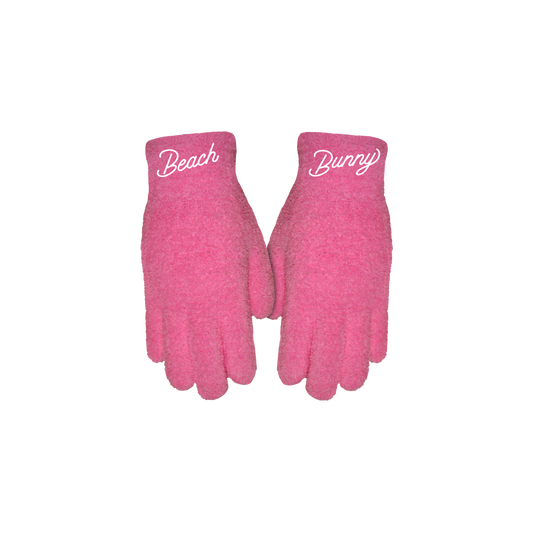 Script Gloves - Pink